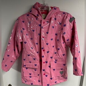 Hatley girls rain coat (size 8)